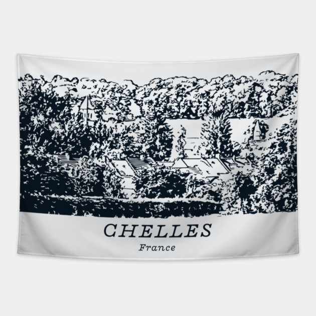 Chelles - France Tapestry by Lakeric
