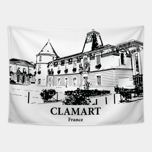 Clamart - France Tapestry by Lakeric