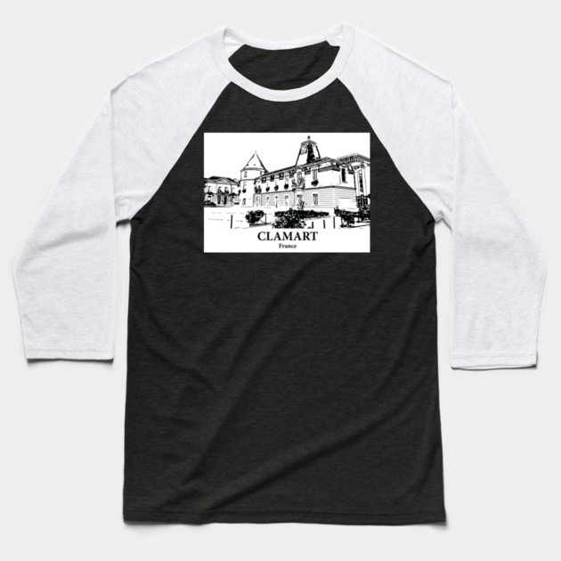 Clamart - France Baseball T-Shirt by Lakeric