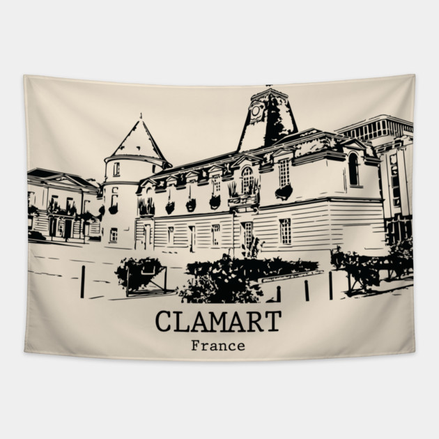 Clamart - France Tapestry by Lakeric