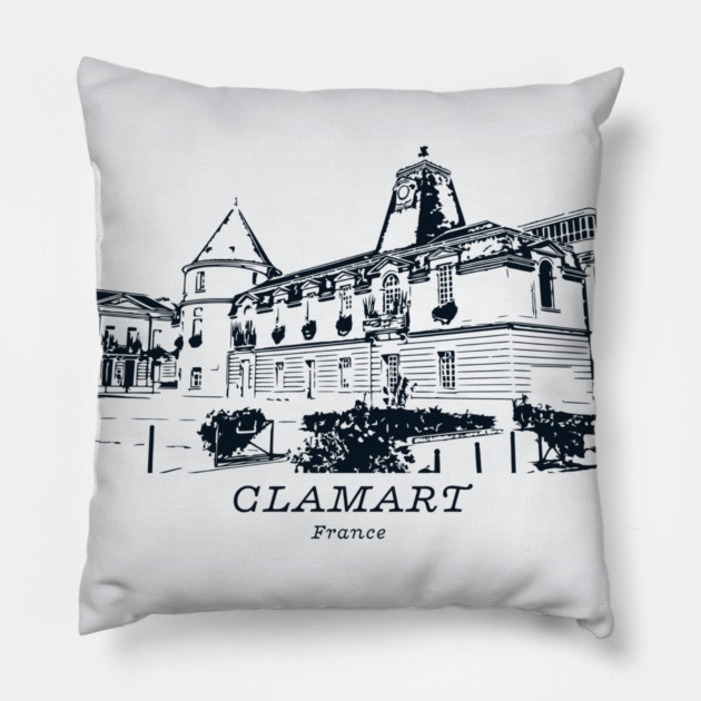 Clamart - France Pillow by Lakeric