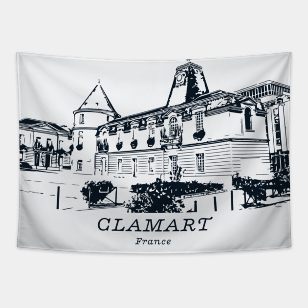 Clamart - France Tapestry by Lakeric