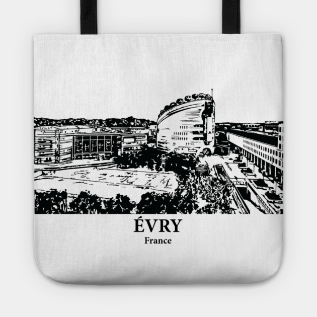 Évry - France Tote by Lakeric