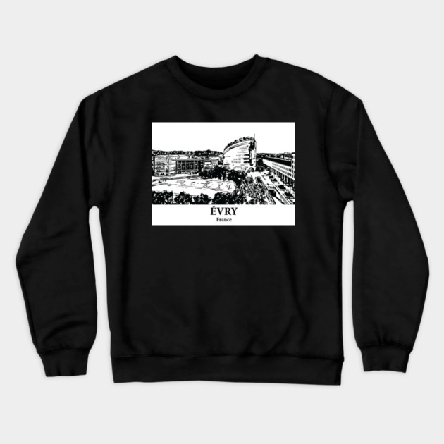 Évry - France Crewneck Sweatshirt by Lakeric