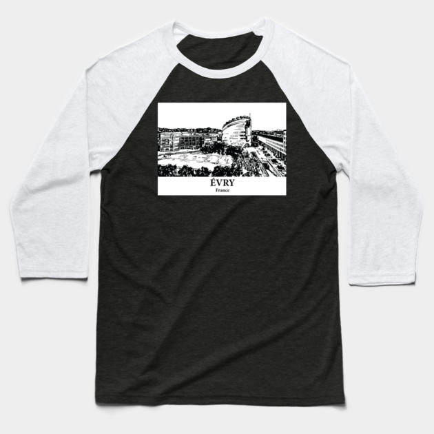 Évry - France Baseball T-Shirt by Lakeric