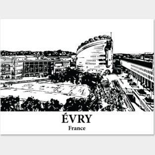 Évry - France Posters and Art