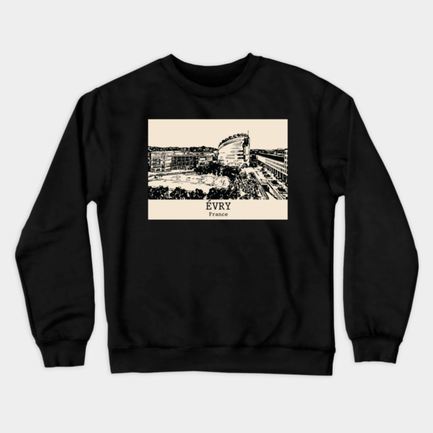 Évry - France Crewneck Sweatshirt by Lakeric