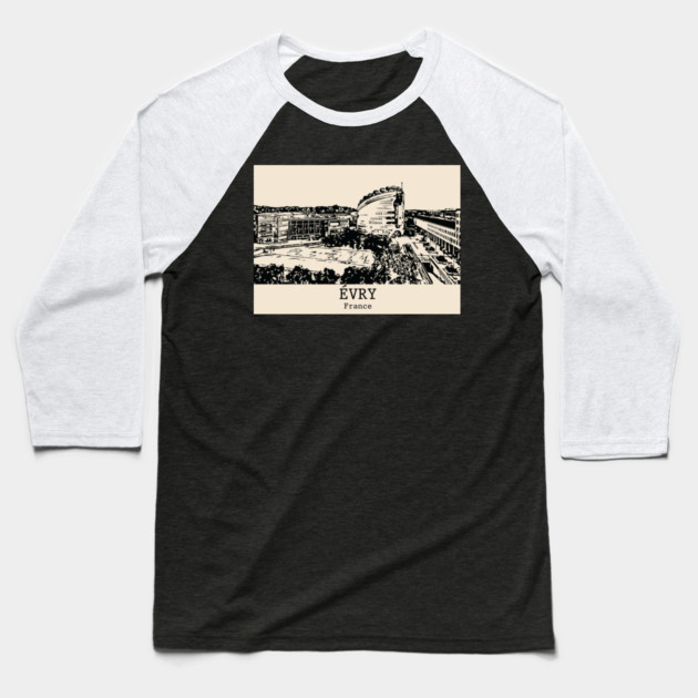 Évry - France Baseball T-Shirt by Lakeric