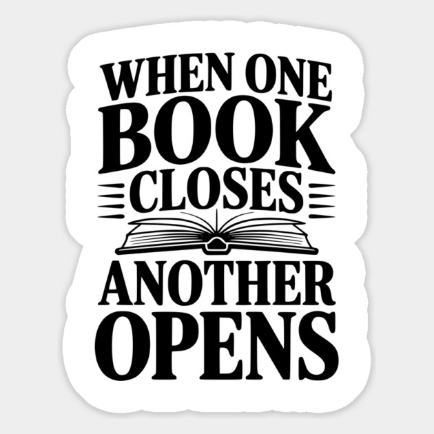 When One Book Closes Another Opens Magnet by Frank Ring