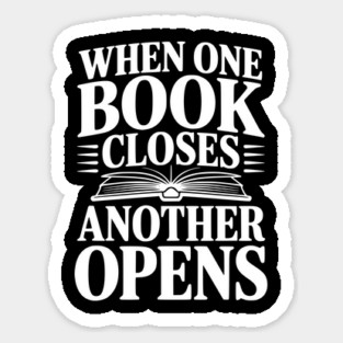 When One Book Closes Another Opens Magnet