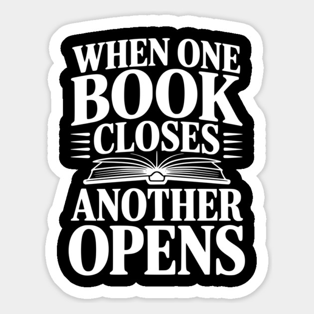When One Book Closes Another Opens Magnet by Frank Ring