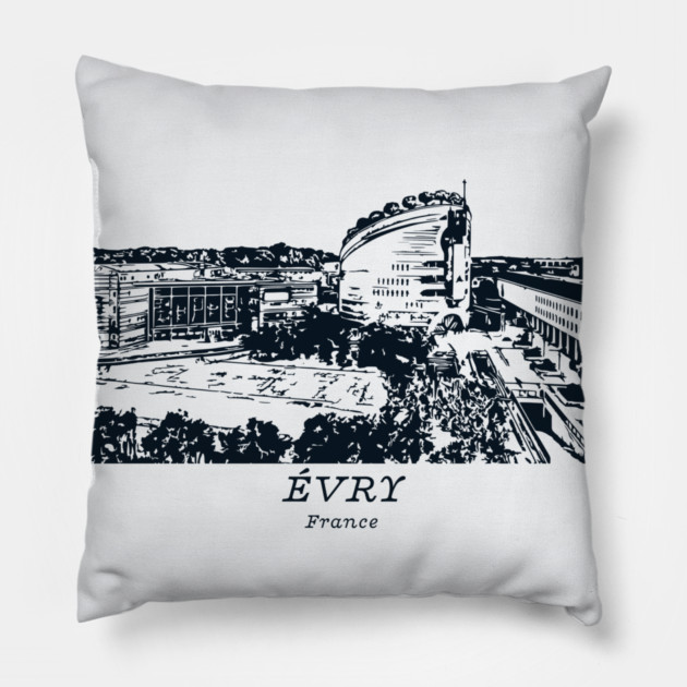 Évry - France Pillow by Lakeric