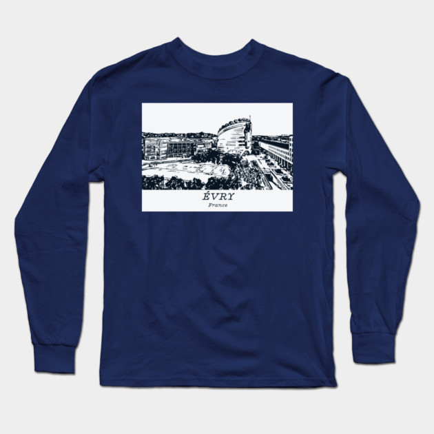 Évry - France Long Sleeve T-Shirt by Lakeric