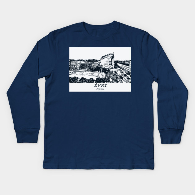 Évry - France Kids Long Sleeve T-Shirt by Lakeric