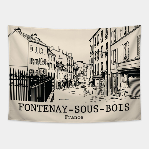 Fontenay-sous-Bois - France Tapestry by Lakeric
