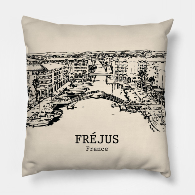 Fréjus - France Pillow by Lakeric