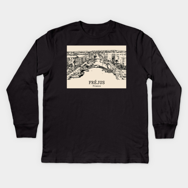 Fréjus - France Kids Long Sleeve T-Shirt by Lakeric