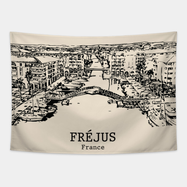 Fréjus - France Tapestry by Lakeric