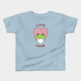 I LOVE FROGS Kids T-Shirt