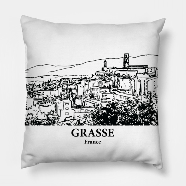 Grasse - France Pillow by Lakeric