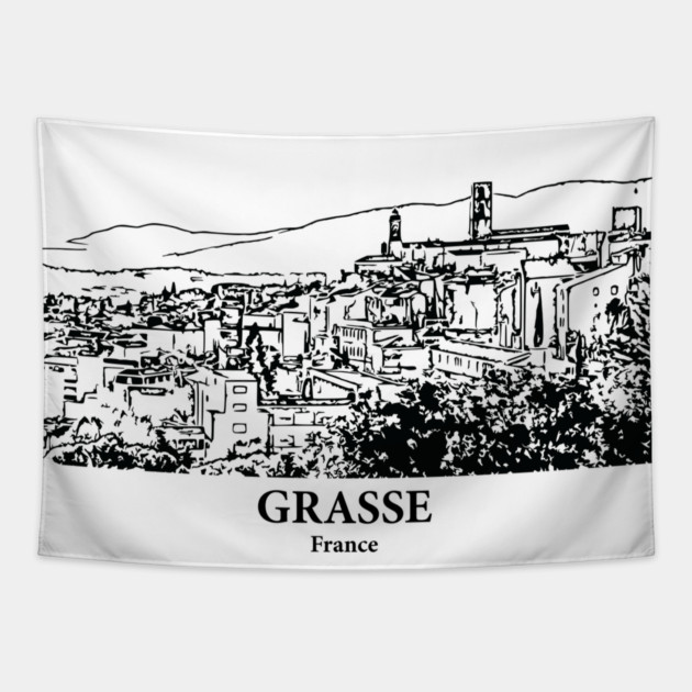 Grasse - France Tapestry by Lakeric