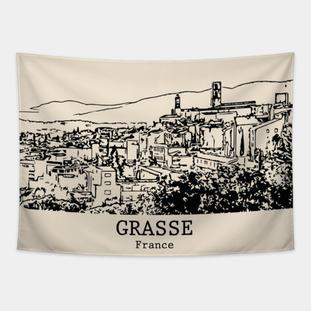 Grasse - France Tapestry by Lakeric