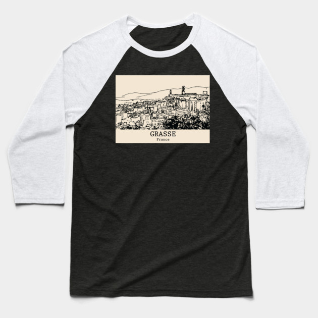 Grasse - France Baseball T-Shirt by Lakeric