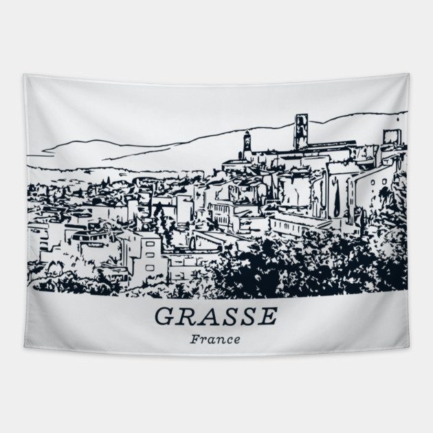 Grasse - France Tapestry by Lakeric