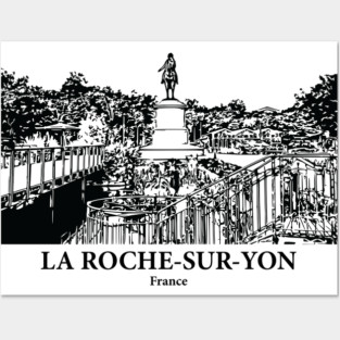 La Roche-sur-Yon - France Posters and Art