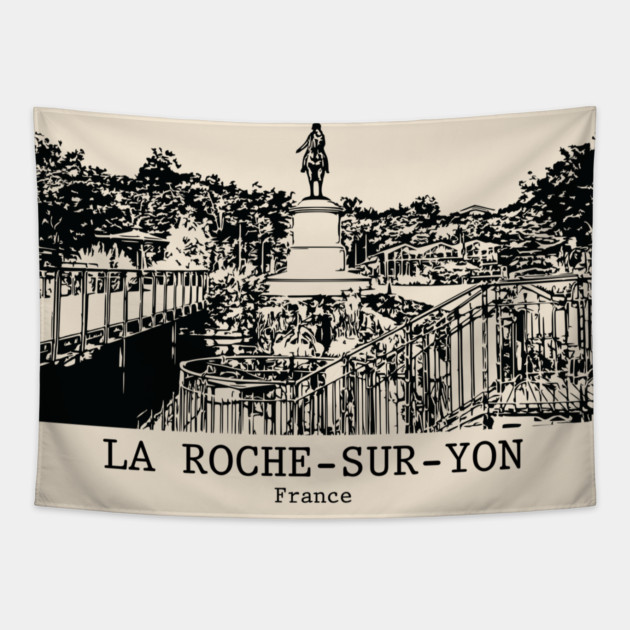 La Roche-sur-Yon - France Tapestry by Lakeric
