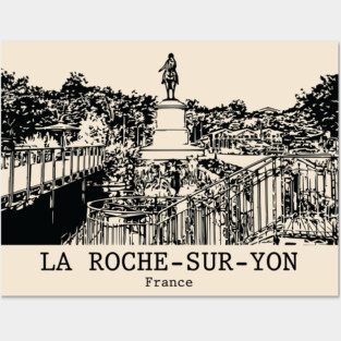 La Roche-sur-Yon - France Posters and Art