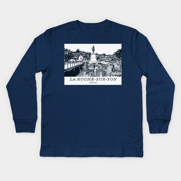 La Roche-sur-Yon - France Kids Long Sleeve T-Shirt by Lakeric