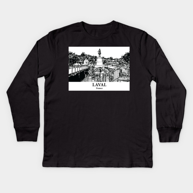 Laval - France Kids Long Sleeve T-Shirt by Lakeric