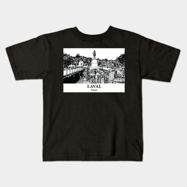 Laval - France Kids T-Shirt by Lakeric