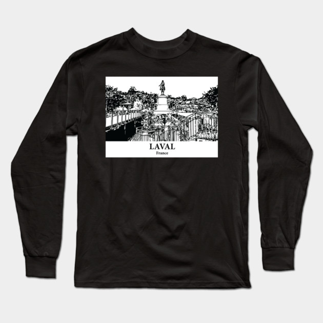 Laval - France Long Sleeve T-Shirt by Lakeric