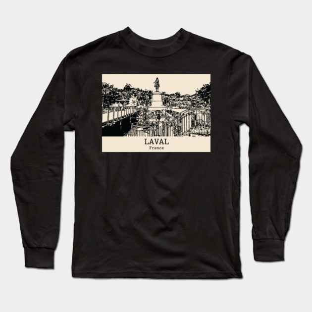 Laval - France Long Sleeve T-Shirt by Lakeric