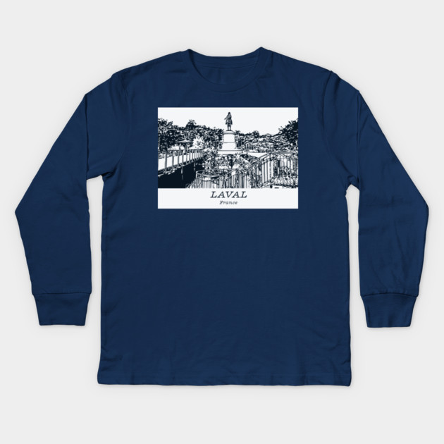 Laval - France Kids Long Sleeve T-Shirt by Lakeric