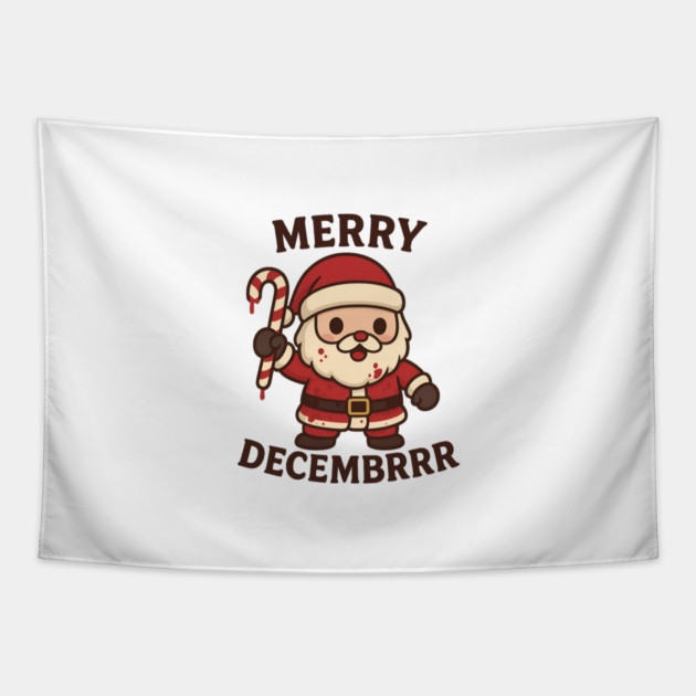 Merry Decembrrr Tapestry by Demian Stipatio