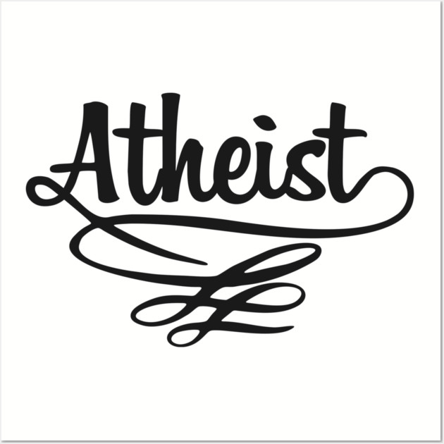 Atheist Critical Thinker Rebellious Vibe Wall Art by Anticorporati
