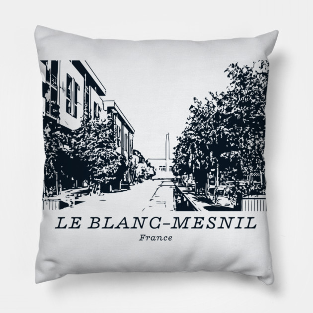 Le Blanc-Mesnil - France Pillow by Lakeric