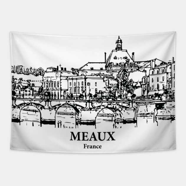 Meaux - France Tapestry by Lakeric