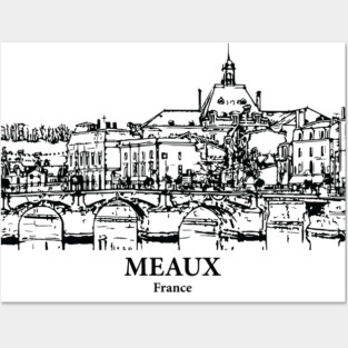 Meaux - France Posters and Art
