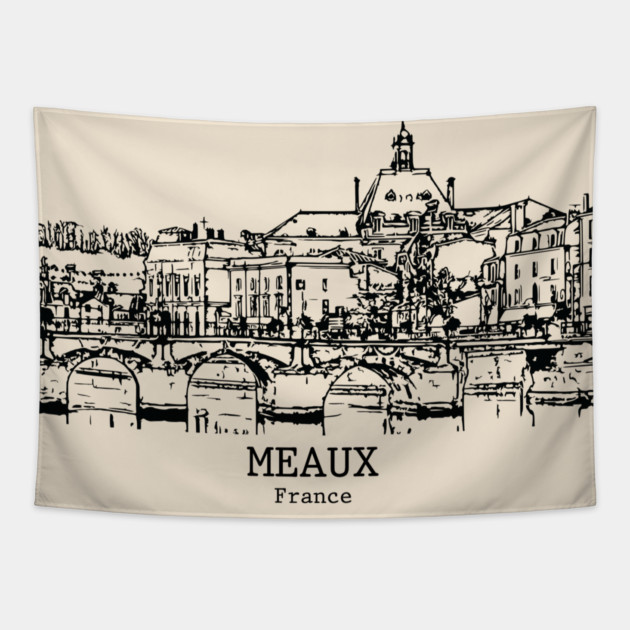 Meaux - France Tapestry by Lakeric