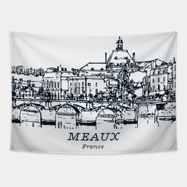 Meaux - France Tapestry by Lakeric