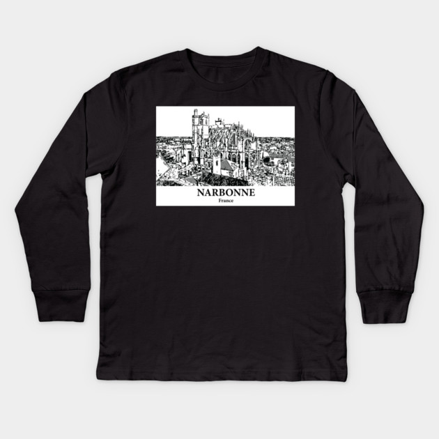 Narbonne - France Kids Long Sleeve T-Shirt by Lakeric