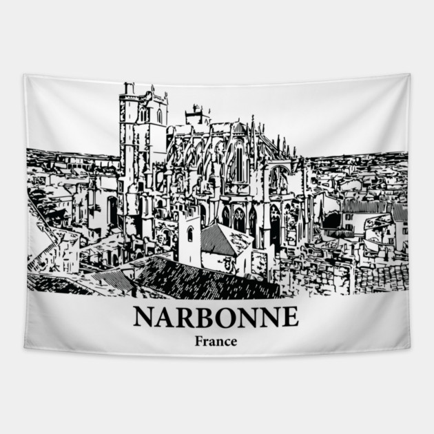 Narbonne - France Tapestry by Lakeric