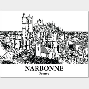 Narbonne - France Posters and Art