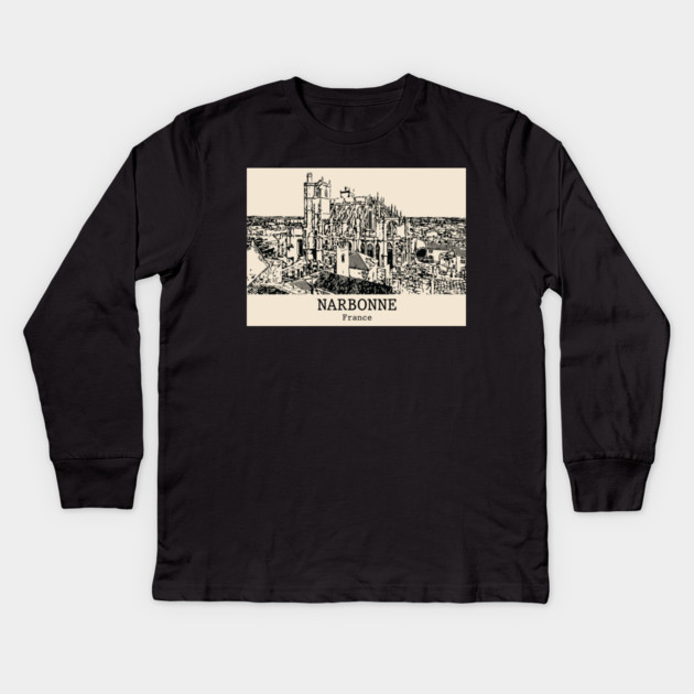 Narbonne - France Kids Long Sleeve T-Shirt by Lakeric