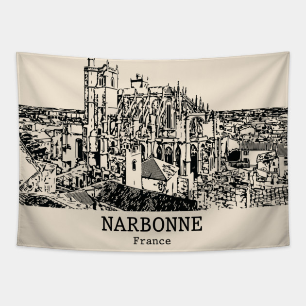 Narbonne - France Tapestry by Lakeric