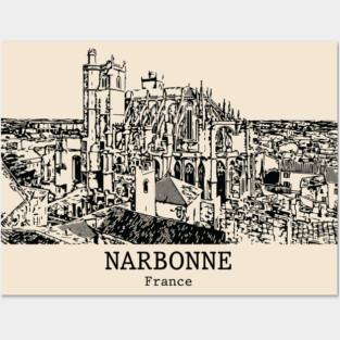 Narbonne - France Posters and Art